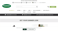 Desktop Screenshot of foremostgolf.com